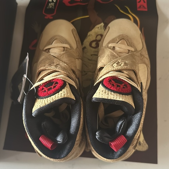 NEW Jordan 8 Retro Rui Hachimura Black Samurai Size 6.5 Equivalent to Women’s 8 - Picture 7 of 16